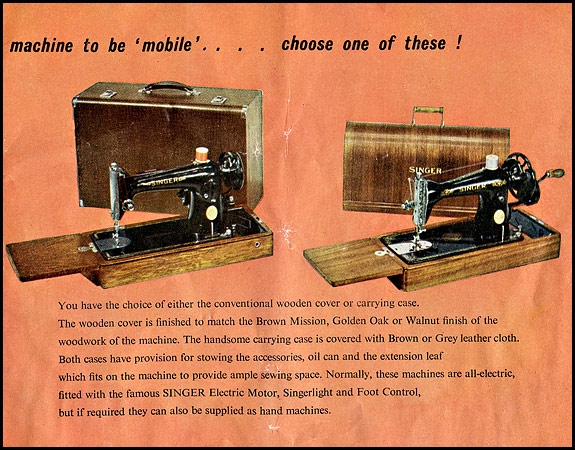 1950's Vintage Singer Portable Sewing Machine BZ 15 -8 Runs Great